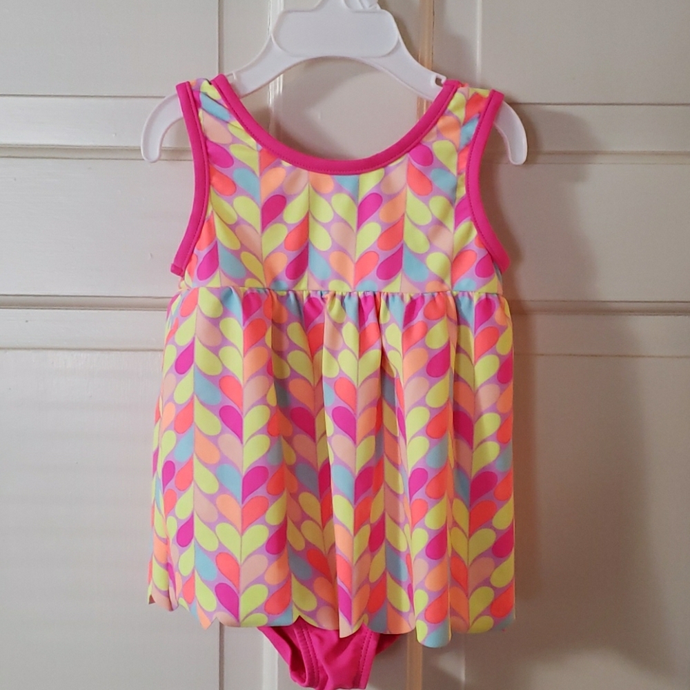 Girl's  3T one piece bathing suit Osh Kosh
